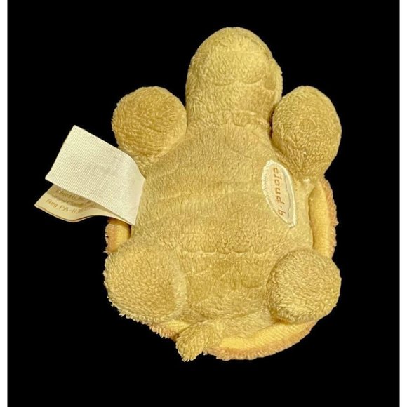 CLOUD B Turtle Baby Rattle Plush Small Green Soft Stuffed Animal Toy Child - Picture 6 of 12